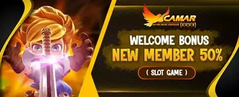 Bonus Welcome Member Baru 50% banner